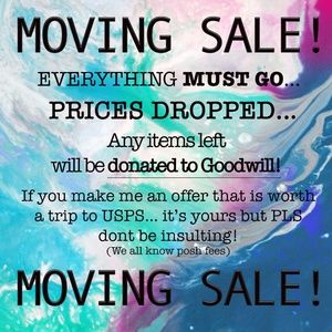 MOVING SALE!!!!!!!